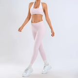 Women's Yoga Sets Fitness Sports Gym Slim Fit Hip-lifting Beautiful Back Suits Workout Casual Running Training Sets