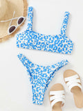 sexy micro bikini 2026 women orange leopard print push up padded thong swimsuit female cut out bathing suit swimwear biquini