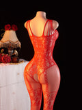 Transparent Sexy Bodysuit For Women Teddy Hot Full Bodystockings Romantic Crotchless One Piece Erotic Lingerie