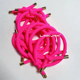 10PCS Women Elastic Hair Rubber Bands High Quality Girls Hair Bands Hair Scrunchies Gold Plated  Hair Accessories Hair Gum/Tie