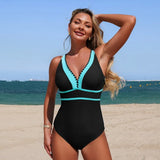 Sexy One-Piece Women Swimsuit 2026 Push Up Plus Size Swimwear Tummy Control Monokini Swimming Beach Wear Vintage Bathing Suit