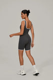 Women's Sports Jumpsuit Yoga Fitness Combination Lift Buttocks Bare Back High Elasticity Gym Sexy Sports Jumpsuit Gym Romper