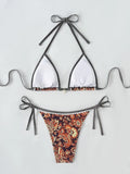 2026 Halter String Triangle Two Piece Bikini Women Swimwear Female Swimsuit Bathers Bathing Swimming Suit Beachwear Summer