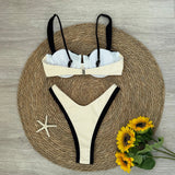 Patchwork Micro Bikini Push Up Women Swimsuits 2025 Sexy Female Swimwear Brazilian Bikini Set Thong Biquini Swim Suits Beachwear