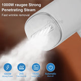 Handheld Garment Steamer Foldable Portable Clothes Ironing Machine for Home Travel 1000W Electric Garment Hanging Steam Iron