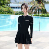 New Women's Split Style Swimsuit for Slimming, Belly Covering, and High-end Sports Style