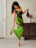 Women's Long Slimming Summer Dress Simple Stylish Maxi Gown for Warm Weather