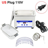 Ultrasonic Cleaner Glasses Cleaning Machine for Jewelry Watches Denture Tool Ultrasonic High Frequency Vibration Washing Bath