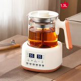 Full-Automatic Steam Tea Maker Intelligent Temperature Control Household Desktop Tea Brewer Set Modern Electric Wellness Teapot