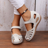 2026 New Women's Peep-Toe Ankle Strap Sandals Summer Block Heel Fashion Shoes