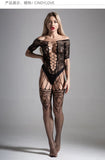 Various sexy mesh outfits, sexy lingerie jumpsuits, cutout halter bodysuits, women's bodystockings