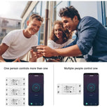 Universal Breaker Timer Wireless Switch Remote Control Works with Tuya Smart Life App Alexa Google Assistant Home DIY Switch