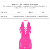 1PC Women Sexy Fishnet Beach Cover Up Sleeveless Hollow Out Bodycon Dress See Through Summer Swimwear