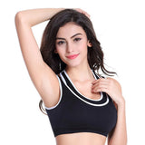 6 Colors Sports Bra Women Cross Hollow Back Gym Jogging Crop Top Female Tops Yoga Fitness Shockproof Vest Sport Bras for Women