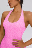 Trendy Sexy Leopard Women Jumpsuits Sport Yoga Clothes Rompers Sportswear Woman Gym Combi-pants Fitness Overalls Shorts Bodysuit