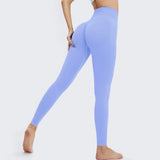 High Waisted Butt Lift High Elastic Yoga Workout Leggings for Women - Four-Way Stretch Breathable Quick Dry Gym Sports Pants