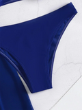 3 Pieces U Wired Bandeau Bikini 2026 Sexy Swimsuit Women & Beach Pants Swimwear Female Beachwear Bathers Bathing Swimming Suit