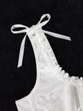 Jacquard Excellent Double Shoulder Strap Adjustable Women's Strapless Bust Support Casaul Shapewear Double Shoulder Strap GHHL