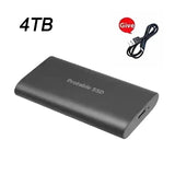 USB Portable SSD Hard Drive for Laptop/MAC USB3.0 8TB Solid-state Hard Disks High Speed Large Capacity Storage Devices