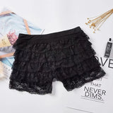 Plus Size Ladies Ruffled Lace Bloomers Knickers Panties Lingerie Burlesque Bo Peep Panty Frilly Knickers