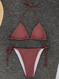 Sexy Neon Extreme Mini Micro String Bikini 2025 Women Swimsuit Female Swimwear Two-Piece Bikini Set Bathing Suit Swim Beach Wear
