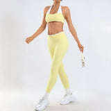 Women's Yoga Sets Fitness Sports Gym Slim Fit Hip-lifting Beautiful Back Suits Workout Casual Running Training Sets