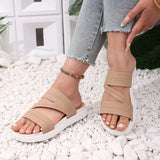 Women's Summer 2026 New  Fashion Knitted Lightweight Beach Slippers Women Sandals Ladies Shoes