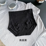French lightweight underwear, comfortable butt-lifting, seamless extended crotch mulberry silk briefs
