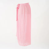 Women Bathing Suit Wrap Summer Ruffle Long Sarong Cover Ups Swimsuit Beach Skirt Bikini Cover Up Swimwear Beach Wrap Skirt
