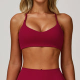 Sports Bra High Lmpact Sports Bra Sexy Yoga Fitness Top Women Sports Underwear Push-Up Bra Sportswear Workout Sports Top Female