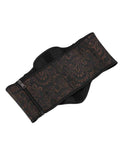 Retro Palace Jacquard Side Zipper Body Shaping Tight Waist Fishbone Side Lace Outer Wear