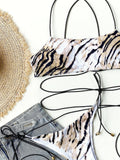 2026 New Sexy Bikini Leopard Bandage Swimwear Swimsuit Women Bikinis Set Bathing Suit Beach Bikini Female Costumi Da Bagno Donna