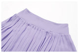 Sports Tennis Short Skirt Women's Summer Pleated Fake Two-piece Quick Drying Skort Fitness High Waist Pocket Yoga Running Skirts