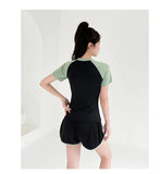 Swimsuit Women's Plus Size Two-piece Split Style Sports Style Conservative Slimming Hot Spring Ins Style Full Body Professional