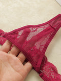 3 pairs of multi colored lace low waisted thongs sexy and hip lifting thongs, women's underwear C2770