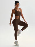 Beautiful back design, sexy one-piece yoga leggings, suitable for women's breathable quick-dry sports bodysuits