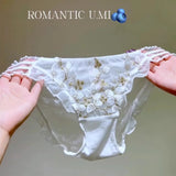 Women's low-waist underwear transparent breathable quick-drying girl's briefs