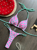 RUOTONGSEPT Cute Print Thong Women Swimsuit Push Up Sexy 2026 Bikini Set 2-piece Swimwear Female Beachwear Bathing Suits Biquini