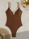 2026 Sexy Strappy Swimsuit One Piece Black Swimwear Female Solid Bathers Bathing Swimming Swim Suit Beachwear
