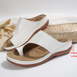 Lightweight Clip Toe Wedge Heel Slippers Women Plus Size 43 Thick Bottom Casual Sandals Woman Outdoor Platform Summer Sandles