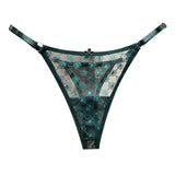 2026 Sweet And Sexy Thongs Breathable Thin Briefs For Woman Floral Patterned Thong Oversized Underwear трусы женские 부부생활 속옷