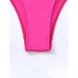S - XL Underwired Cut Out Halter Women Swimwear One Piece Swimsuit Female Monokini High Cut Bather Bathing Suit Swim Lady V4418