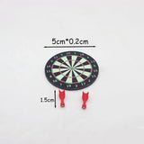Mini Magnetic Dartboard Fridge Magnet Game with Adhesive