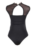 Big Size Lace Bodysuit Women Top Sexy Female Jumpsuits Lingerie Underwear Open Crotch Teddy Femme Overalls Hollow Body Suit 3XL