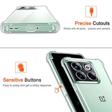 1.5MM Thick Air-Bag Clear Case For OnePlus 10T 10R 1+ 11 11R One Plus 6 6T 7 7T 8 8T 9 10 Pro 9R 9RT Shockproof  Silicone Cover