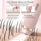 Bikini Trimmer Electric Razor for Women Body Underarm Leg Shaver Female Electric Painless Epilator Facial Mustache Hair Remover