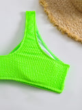 High Waist Bikini 2026 Women Sporty Swimsuit Solid Sexy Striped Swimwear Female Bathers Bathing Swimming Swim Suit Beachwear