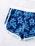 2026 Halter Sporty Bikinis Printed Swimsuit Women High Waist Shorts Swimwear Female Bathers Bathing Swimming Swim Suit Beachwear