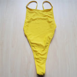 Sexy Extreme String Mini Micro Thong Swim Suit For Women Swimwear One Piece Swimsuit Female Bather Bathing Suit Monokini Y478