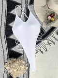 Sexy Backless Bikinis One Piece Swimsuit Bandage Bikini Thong Swimsuit Swimwear Biquini Conjunto De Bikini Tankini Beachwear